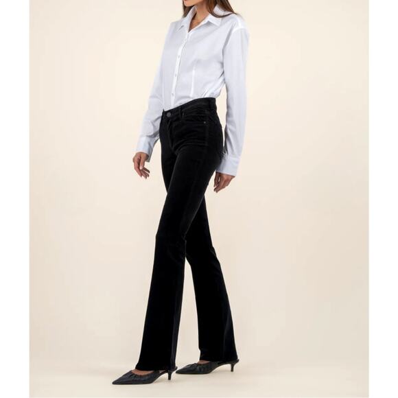 KUT FROM THE KLOTH Women's Black Karen Corduroy Baby Bootcut, Size 18 - Picture 3 of 14